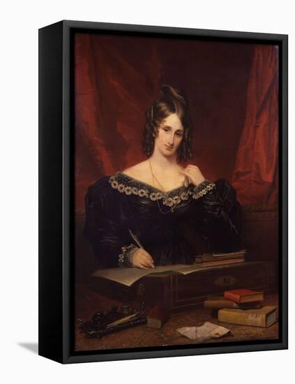 Mary Shelley (1797-1851), 1831 (Oil on Canvas)-Samuel John Stump-Framed Stretched Canvas
