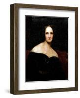 Mary Shelley, C.1840-Richard Rothwell-Framed Giclee Print