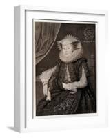 Mary Sidney-Marcus Gheeraerts The Younger-Framed Giclee Print