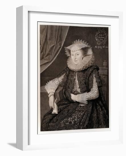 Mary Sidney-Marcus Gheeraerts The Younger-Framed Giclee Print