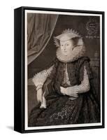 Mary Sidney-Marcus Gheeraerts The Younger-Framed Stretched Canvas