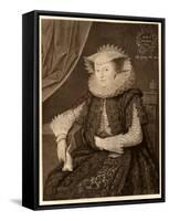 Mary Sidney-Marcus Gheeraerts The Younger-Framed Stretched Canvas