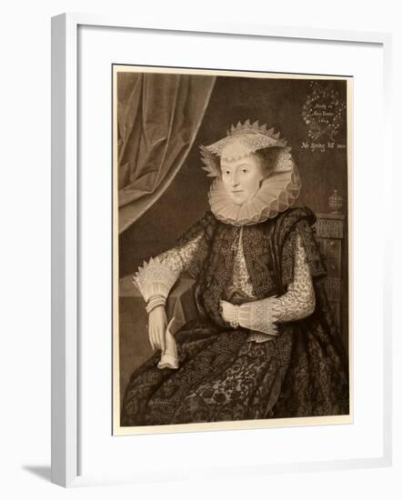 Mary Sidney-Marcus Gheeraerts The Younger-Framed Giclee Print