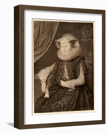 Mary Sidney-Marcus Gheeraerts The Younger-Framed Giclee Print