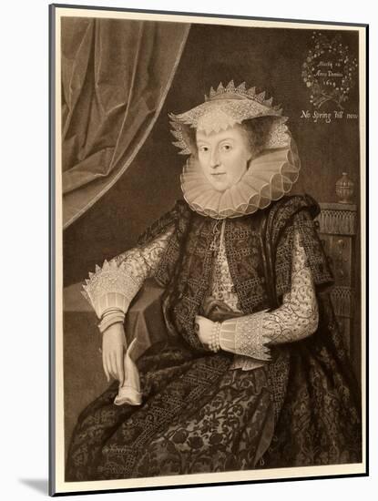 Mary Sidney-Marcus Gheeraerts The Younger-Mounted Giclee Print