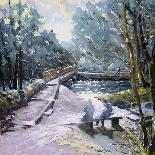 Walking beside Rudyard lake-Mary Smith-Giclee Print