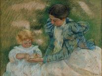 Mother and Child with a Rose Scarf, c.1908-Mary Stevenson Cassatt-Giclee Print