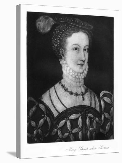 Mary Stuart at Sixteen-null-Stretched Canvas
