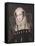 Mary Stuart Queen of Scotland with Crown Embellishment-null-Framed Stretched Canvas