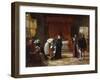 Mary Stuart's Death Sentence, c.1808-Jean-baptiste Vermay-Framed Giclee Print