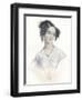 Mary Teresa, Wife of Sixteenth Earl of Shrewsbury, 1834-L Mansion-Framed Giclee Print