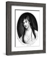 Mary Tighe-George Romney-Framed Art Print