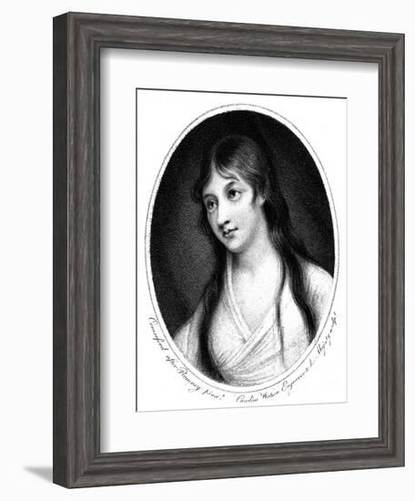 Mary Tighe-George Romney-Framed Art Print