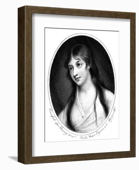 Mary Tighe-George Romney-Framed Art Print