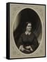 Mary Todd Lincoln, First Lady-Science Source-Framed Stretched Canvas