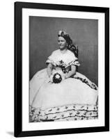 Mary Todd Lincoln, Wife of President Abraham Lincoln, C1860S-null-Framed Giclee Print