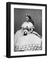 Mary Todd Lincoln, Wife of President Abraham Lincoln, C1860S-null-Framed Giclee Print