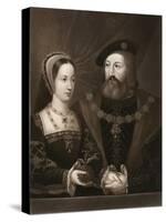 Mary Tudor and Charles Brandon, Duke of Suffolk, 1515-Jan Gossaert-Stretched Canvas
