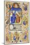 Mary Visiting Elizabeth, Miniature from the Book of Hours, France 15th Century-null-Mounted Giclee Print