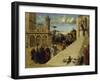 Mary Visits the Temple, before 1500-Cima da Conegliano-Framed Giclee Print