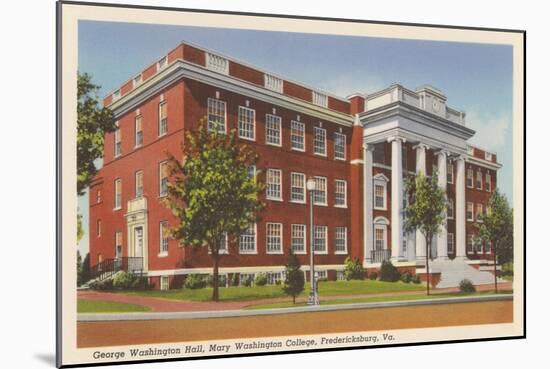 Mary Washington College, Fredricksburg-null-Mounted Premium Giclee Print