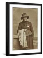 Mary Wheatland, Bognor's Celebrated Bathing Woman, C.1900-William Pankhurst Marsh-Framed Photographic Print