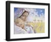 Mary with Baby Jesus-Hal Frenck-Framed Giclee Print