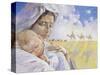 Mary with Baby Jesus-Hal Frenck-Stretched Canvas