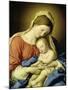Mary with Child-Giovanni Battista Salvi da Sassoferrato-Mounted Giclee Print