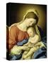 Mary with Child-Giovanni Battista Salvi da Sassoferrato-Stretched Canvas