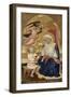 Mary with Jesus and Two Angels, C.1425-null-Framed Giclee Print