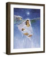 Mary with Jesus-Hal Frenck-Framed Giclee Print