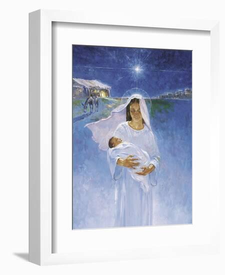 Mary with Jesus-Hal Frenck-Framed Giclee Print