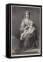 Mary with the Child Jesus-Bartolome Esteban Murillo-Framed Stretched Canvas