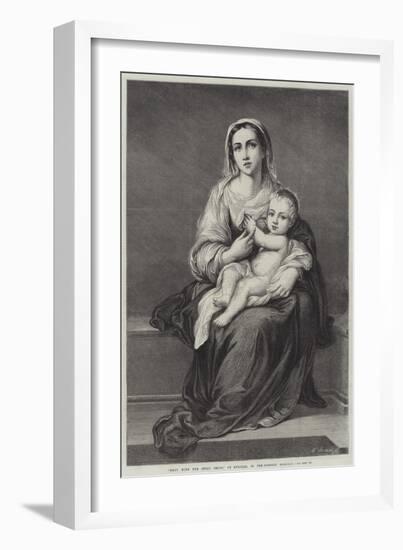 Mary with the Child Jesus-Bartolome Esteban Murillo-Framed Giclee Print