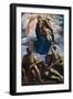 Mary with the Child, Venerated by Saint Mark and Saint Luke, before 1570-Jacopo Tintoretto-Framed Giclee Print