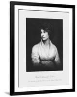 Mary Wollstonecraft, 18th Century Anglo-Irish Writer and Feminist-null-Framed Giclee Print