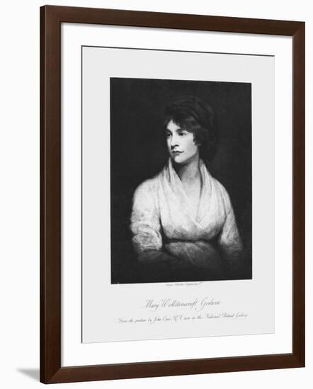 Mary Wollstonecraft, 18th Century Anglo-Irish Writer and Feminist-null-Framed Giclee Print