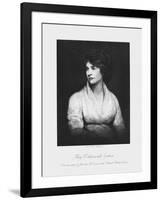 Mary Wollstonecraft, 18th Century Anglo-Irish Writer and Feminist-null-Framed Giclee Print