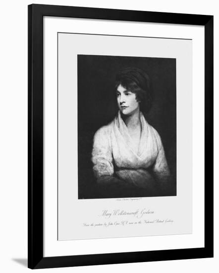 Mary Wollstonecraft, 18th Century Anglo-Irish Writer and Feminist-null-Framed Giclee Print