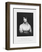 Mary Wollstonecraft, 18th Century Anglo-Irish Writer and Feminist-null-Framed Giclee Print