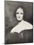 Mary Wollstonecraft Shelley (1797-1851)-Richard Rothwell-Mounted Giclee Print