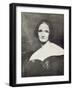 Mary Wollstonecraft Shelley (1797-1851)-Richard Rothwell-Framed Giclee Print