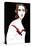 Mary Wollstonecraft Shelley - colour caricature-Neale Osborne-Stretched Canvas