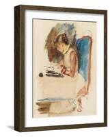 Mary-John William Waterhouse-Framed Premium Giclee Print