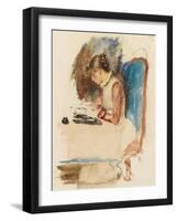 Mary-John William Waterhouse-Framed Premium Giclee Print