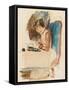 Mary-John William Waterhouse-Framed Stretched Canvas
