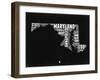 Maryland Black and White Map-NaxArt-Framed Art Print