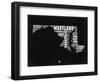 Maryland Black and White Map-NaxArt-Framed Art Print