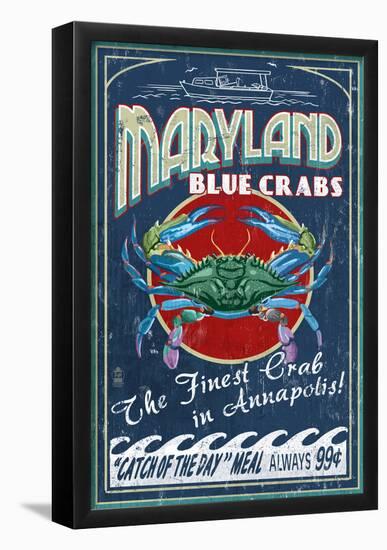 Maryland Blue Crabs - Annapolis-null-Framed Poster